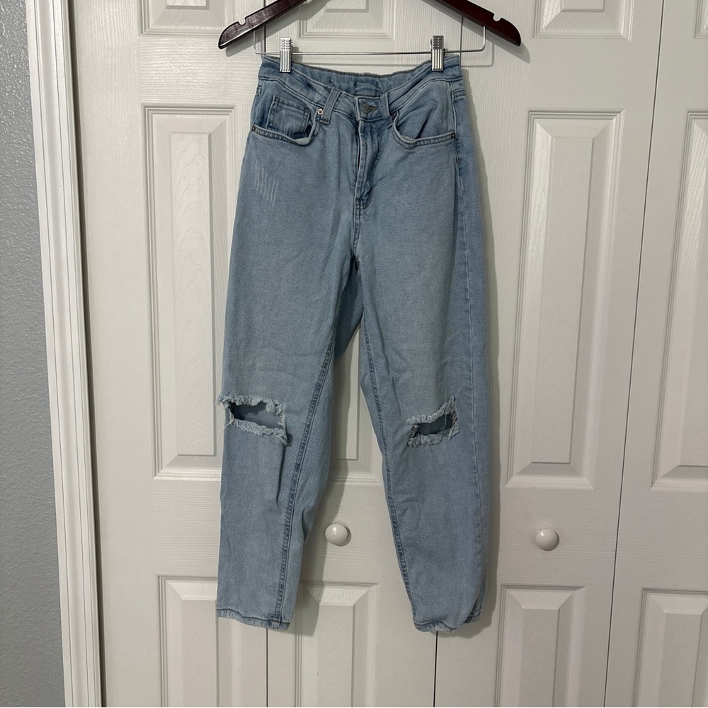 Wild Fable Light Blue Distressed Boyfriend Jeans